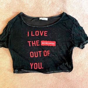 Abercrombie crop top